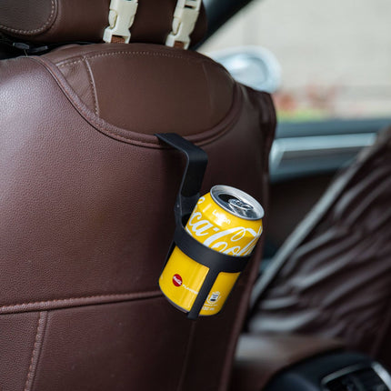 White Car Cup Holder – Universal Vehicle Drink Organizer, Portable Beverage Rack (Set of 4)