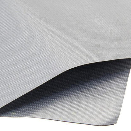 6 Pcs Silver Heat-Resistant Gas Stove Mat – Non-Stick Teflon Coated Fiberglass Protector for Cooktops (270mm × 270mm)