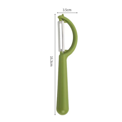 2 Pcs Green Multi-Functional Vegetable & Fruit Peeler – Stainless Steel Blade with Ergonomic PP Handle (60g)