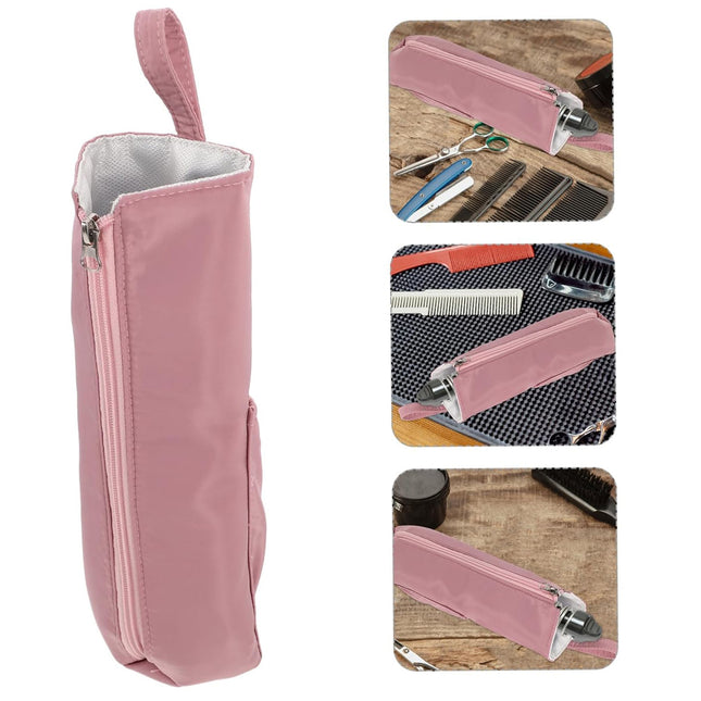 Pink Heat-Resistant Styling Tool Organizer Compact Hanging Storage Pouch for Hair Tools – product detail