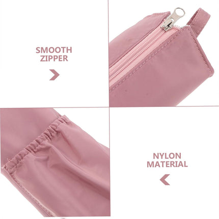 Pink Heat-Resistant Styling Tool Organizer – Compact, Hanging Storage Pouch for Hair Tools