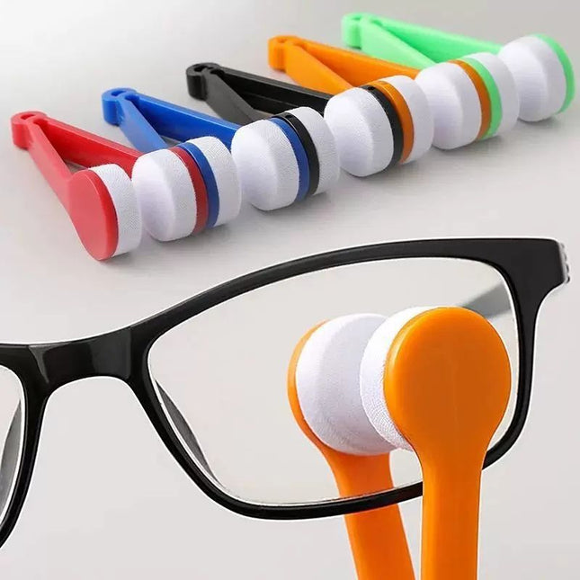 10 Pcs Green Portable Eyeglass Cleaning Clip – product detail