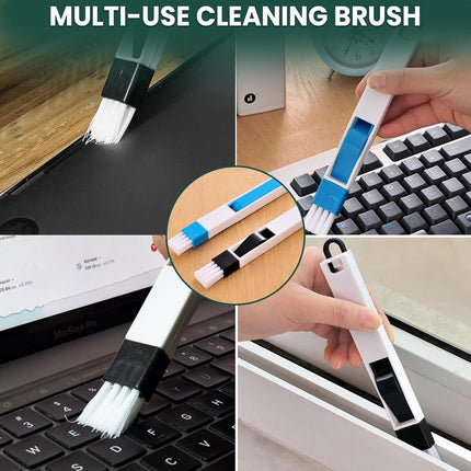 Set C Multi-Use Heavy-Duty Cleaning Brush Set – 12-Piece Hard Bristle Tool Kit for Kitchen, Bathroom & Tight Spaces