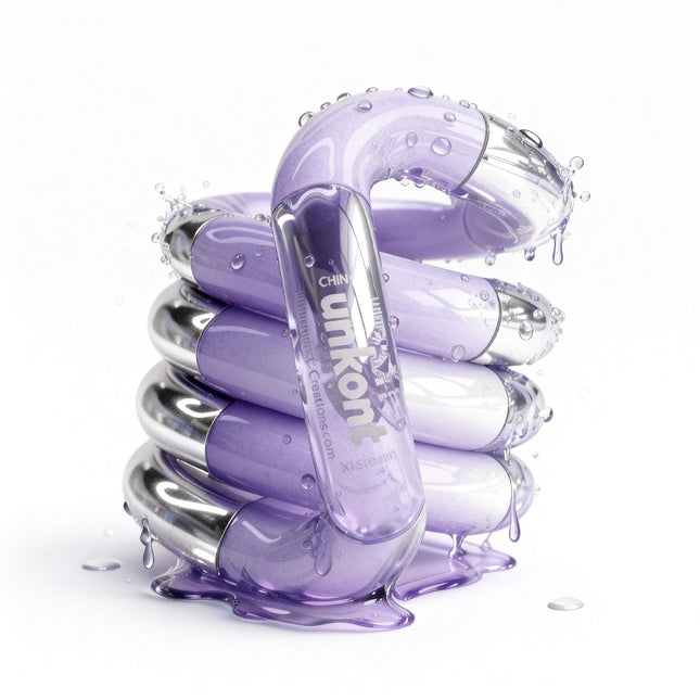 Purple Thermochromic Twist Toy Sensory Stress-Relief Fidget Tool (TPU Plus Thermochromic Gel)