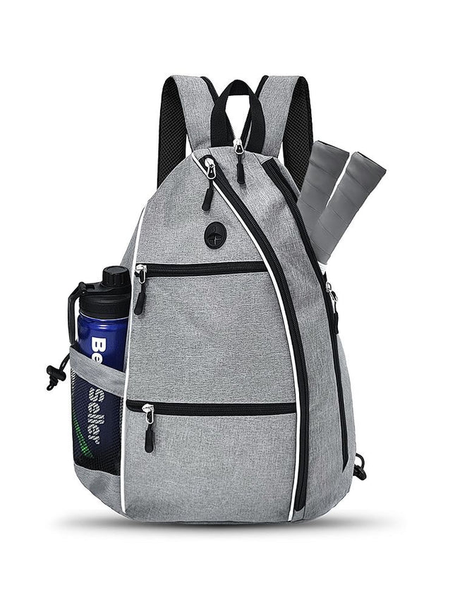 Grey Pickleball Multi-Sport Backpack Oxford Fabric Dual-Carry Smart-Organized V888-ELOSUNG47209