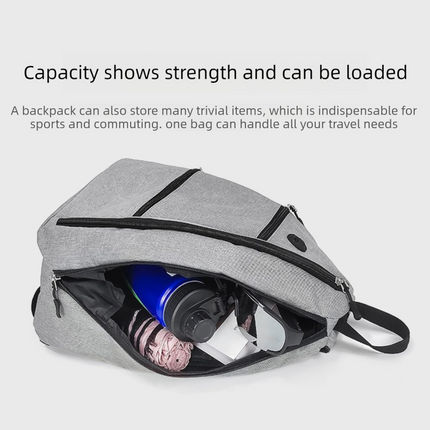 Blue Pickleball Multi-Sport Backpack – Oxford Fabric, Dual-Carry, Smart-Organized