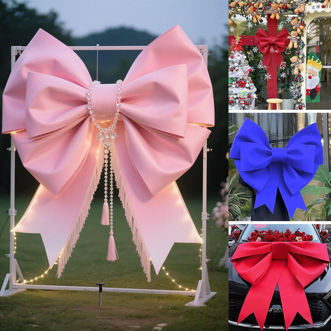 Dark Red EVA Bow Decoration DIY Kit – product detail