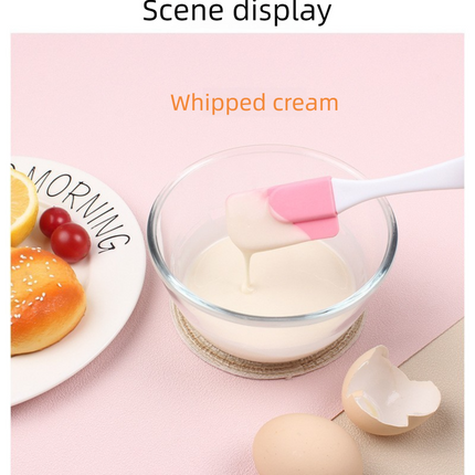 7 Pcs Colorful Detachable Silicone Spatula - Food Grade Heat Resistant Baking Scraper for Cream, Jam & Batter - Easy Clean Kitchen Tool for Home Bakers & Cooking Enthusiasts