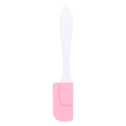 7 Pcs Pink Detachable Silicone Spatula - Food Grade Heat Resistant Baking Scraper for Cream, Jam & Batter - Easy Clean Kitchen Tool for Home Bakers & Cooking Enthusiasts