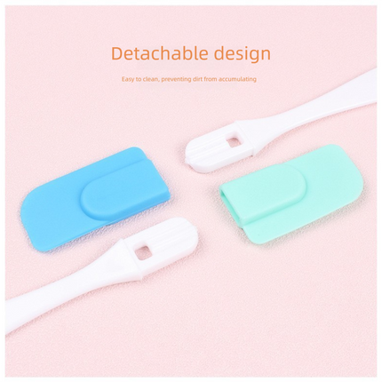 7 Pcs Blue Detachable Silicone Spatula - Food Grade Heat Resistant Baking Scraper for Cream, Jam & Batter - Easy Clean Kitchen Tool for Home Bakers & Cooking Enthusiasts