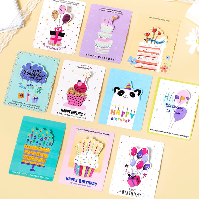 3 Sets 3D Pop-up Birthday Card – product detail