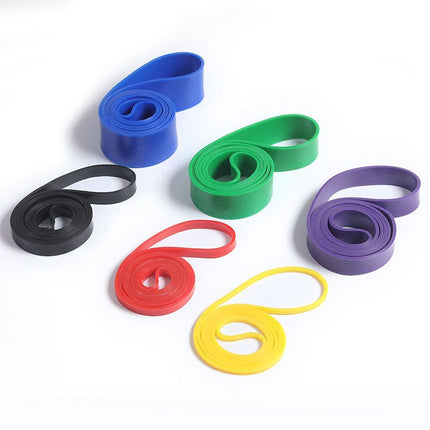 5-piece TPE Resistance Band Set - Heavy Duty Fitness Loop Bands for Strength Training, Yoga & Stretching with Carry Bag