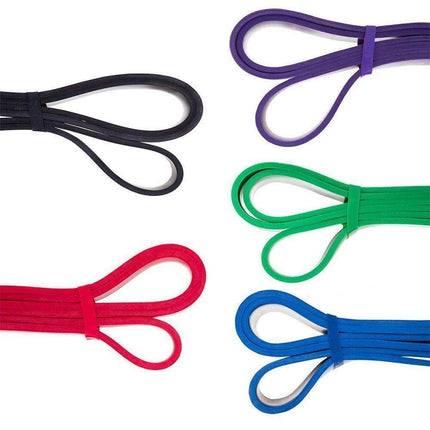 5-piece TPE Resistance Band Set - Heavy Duty Fitness Loop Bands for Strength Training, Yoga & Stretching with Carry Bag