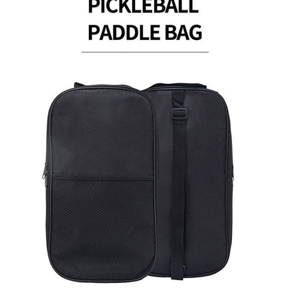Grey and Black T700 Carbon Fiber Pickleball Paddle Set - 16mm Textured Matte Finish with Oxford Carry Bag & PE Balls