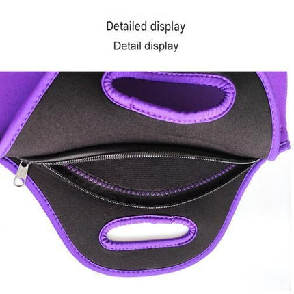 Red Reusable Neoprene Insulated Lunch Bag – Waterproof Thermal Tote for Work, School & Picnics (30x17x30cm)