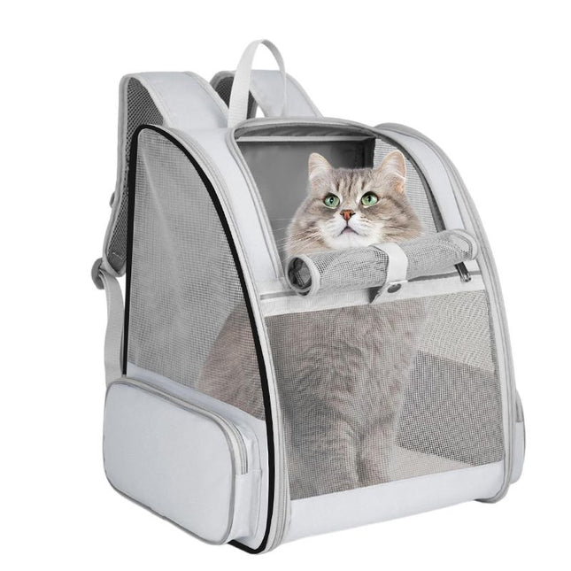 Grey Breathable Pet Carrier V888-ELOSUNG47429