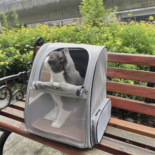 Grey Breathable Pet Carrier – product detail