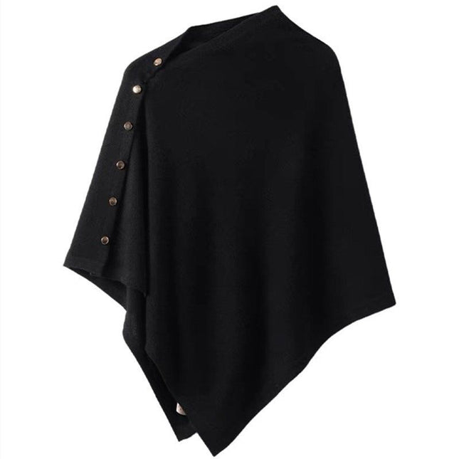Black Women's Winter Shawl Wrap