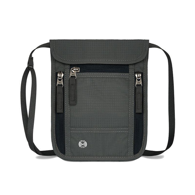 Dark Grey RFID Neck Passport V888-ELOSUNG47437