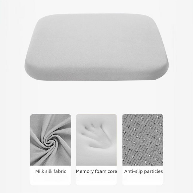 Grey Memory Foam Seat Cushion