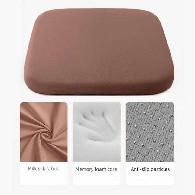 Brown Memory Foam Seat Cushion