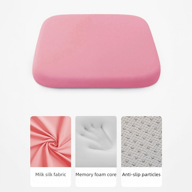Pink Memory Foam Seat Cushion