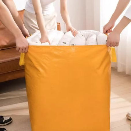 Light Green Extra Large Moving and Storage Bag - 190L Waterproof Moisture Resistant Packing Bag, No Vacuum Required for Bedding, Clothes, Dorms and Travel