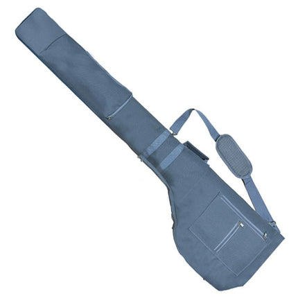 Gray Portable Waterproof Golf Club Bag – Lightweight Oxford Carry Sleeve with Padded Strap & Storage Pockets