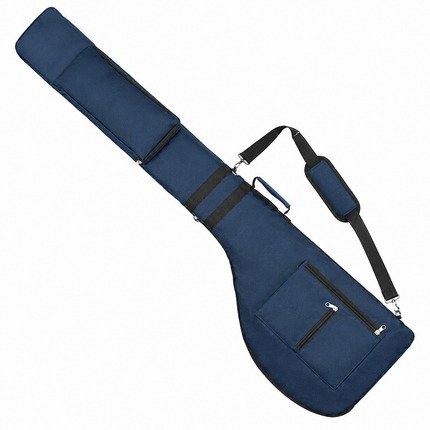 Blue Portable Waterproof Golf Club Bag – Lightweight Oxford Carry Sleeve with Padded Strap & Storage Pockets