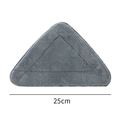 Adjustable Triangle Cleaning Mop 150cm Long Handle Window Squeegee Wall Washer Rotatable Head for Ceilings High Corners Wet Dry Use with 2 Microfibre Pads