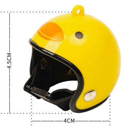 White Pet Chicken Helmet Set of 3 – Protective Headgear for Chicks, Hens, and Birds