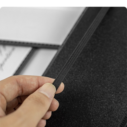 Purple Three-Fold Clipboard with Document Holder – PP Material, Compact Design for Medical & Office Use