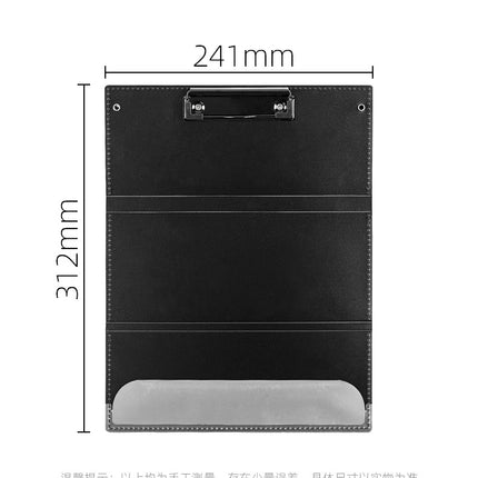 Purple Three-Fold Clipboard with Document Holder – PP Material, Compact Design for Medical & Office Use