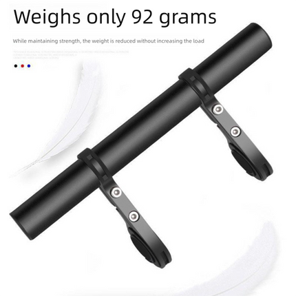 Blue 30cm Aluminum Bicycle Handlebar Extension Bracket – Multi-Functional Mount for Bike Accessories