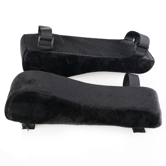 Black 2-Pack Chair Armrest Pad