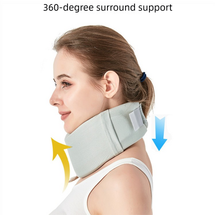 Removable Neck Support Brace – Lightweight Cervical Collar with Breathable Design for Posture Correction and Daily Use(Size:S)