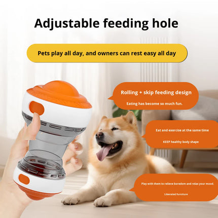 2-Pack green and orange Interactive Feeder Toy for Dogs and Cats with Slow Feeding Design, Durable ABS Material – Ideal for Mental Stimulation and Healthy Eating Habits