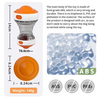 3-Pack Interactive Feeder Toy for Dogs and Cats with Slow Feeding Design, Durable ABS Material – Ideal for Mental Stimulation and Healthy Eating Habits