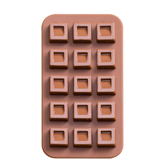2-Piece Dubai Rectangle Chocolate Silicone Mold Set
