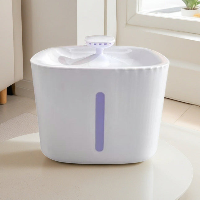 White New Pet Water Fountain 3L Automatic Circulating Water Dispenser Quiet Operation Non-Wet Mouth Design – product detail