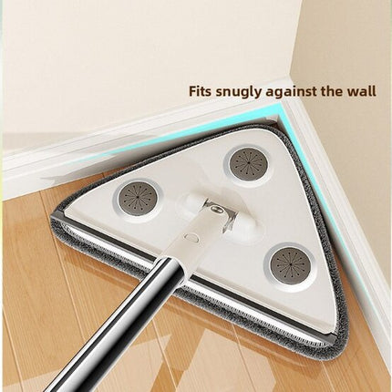 5-Pack Window Cleaning Tool – Extendable Rod + 25cm Triangular Head + 2 Cleaning Cloths for Ceiling, Glass & Floor