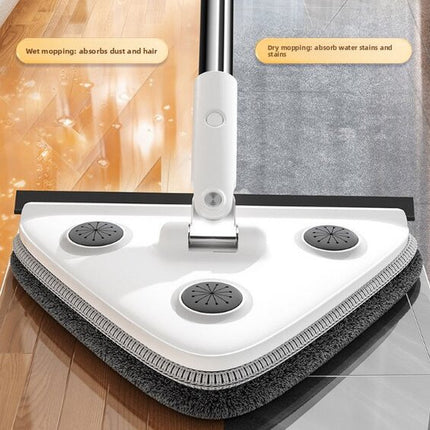 5-Pack Window Cleaning Tool – Extendable Rod + 25cm Triangular Head + 2 Cleaning Cloths for Ceiling, Glass & Floor