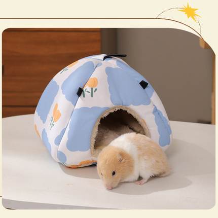 Ethnic-style canvas design Soft Shelter for Small Mammals Hanging & Floor Use Waterproof Surface Easy – product detail