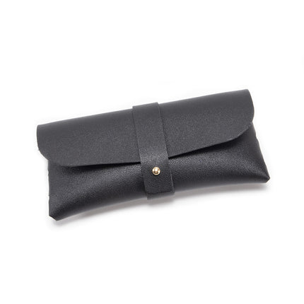 30-Piece Black Chic & Sleek PU Leather Soft Eyeglass Case - Protective Pouch for Sunglasses & Reading Glasses