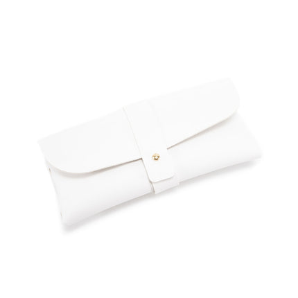 30-Piece white Chic & Sleek PU Leather Soft Eyeglass Case - Protective Pouch for Sunglasses & Reading Glasses