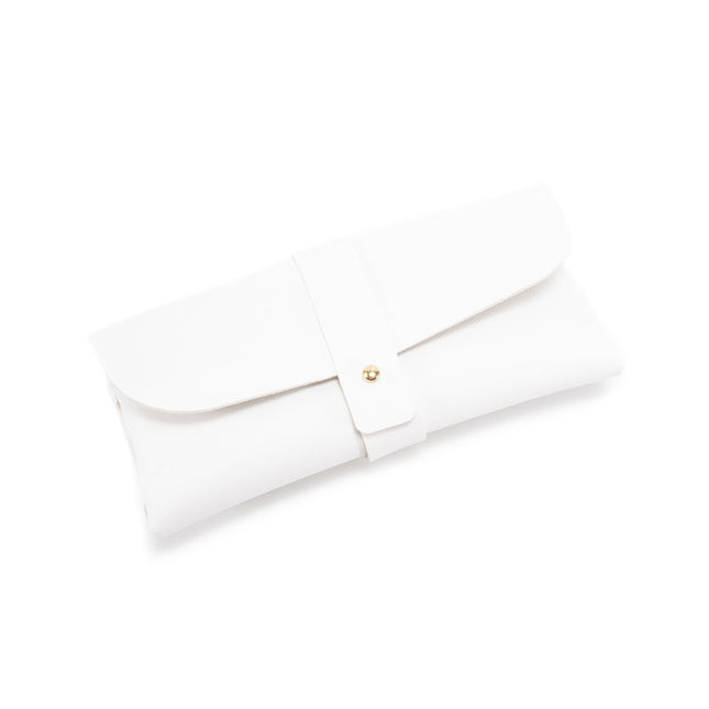 30-Piece white Chic & Sleek PU Leather Soft Eyeglass Case
