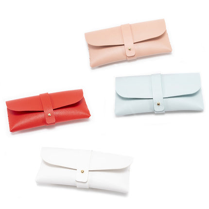 30-Piece white Chic & Sleek PU Leather Soft Eyeglass Case - Protective Pouch for Sunglasses & Reading Glasses