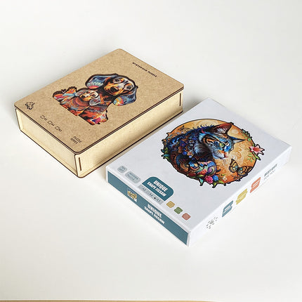Irregular-Shaped Puzzle – A3 Size (33×43cm), 210-Piece Design, 4mm Thickness, Compact Packaging(Fliggy Angel)