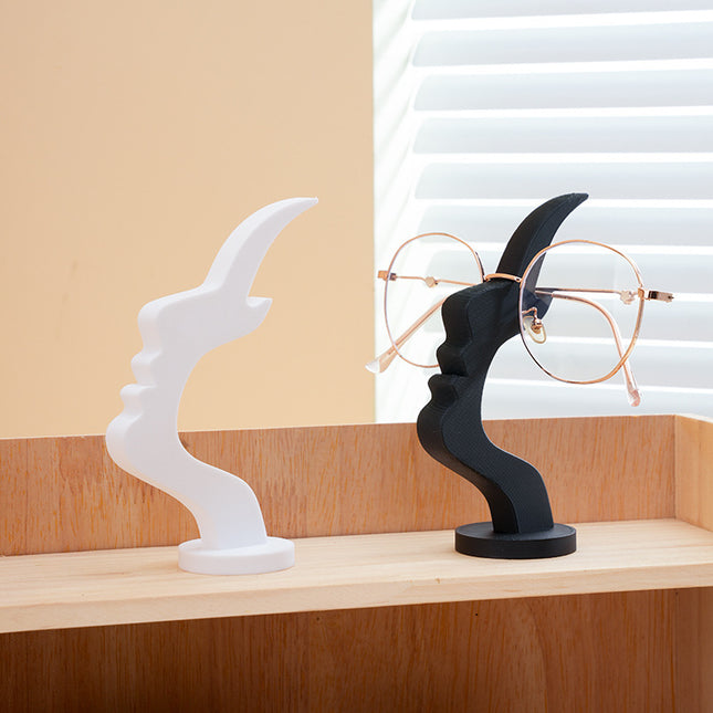 2-Pack Black Desktop Eyeglass Holder Minimalist Design for Home or Office Stable Display Stand with – product detail