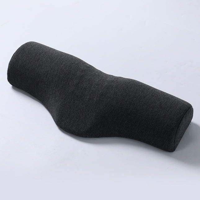 Dark Grey Cervical Support Pillow Memory Foam Core with Ergonomic Design for Neck Pain Relief and Deep Sleep